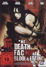(The Death Factory Bloodletting) Ihr, die ihr hier eintretet, lasst alle Hoffnung fahren! Ana Romero findet auf einer Website, die sich „Gorehouse“ nennt, ein Video, das die Ermordung ihrer Tochter zeigt. Ohnehin aller Hoffnung beraubt, hat sie im Leben kein anderes Ziel mehr als den Mörder ihres Kindes zu finden. Ihre Suche führt sie in eine Welt des Verdorbenen und Verkommenen. Sie trifft auf Menschen, die jenseits aller Normalität stehen. Mit ihnen wird sie in eine verlassene Fabrik eingeladen, um Zeuge eines Bloodletting, der Folterung und Ermordung eines unschuldigen Menschen, zu werden. Doch die Fabrik ist in Wahrheit die Hölle auf Erden, in der die Verderbten, die sich hier am menschlichen Leid ergötzen wollen, selbst peinvoll sterben sollen. Wer hier eintritt, ist des Todes. Die Hölle wartet schon! Artikelbild