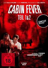 (Cabin Fever - Teil 1 & 2) Cabin Fever: Was mit einem harmlosen Ausflug in eine einsame Waldhütte à la ”Tanz der Teufel” beginnt, steigert sich zum blanken Horror von ”Rabid” und endet mit den brennenden Körpern aus ”Die Nacht der lebenden Toten”: Party, Pot und Poppen: Paul, Karen, Marcy, Jeff und Bert haben den College-Abschluss in der Tasche. Zur Belohnung starten sie zu einer einwöchigen Mega-Fete in einer einsamen Holzhütte. Doch was keiner der Teenager ahnt: im Gehölz lauert der Tod. Ein fleisch-fressender Virus hat sich in der Abgeschiedenheit eingenistet. Als ein infizierter Jäger Blut spuckend Hilfe beim Partyvölkchen sucht, geraten die Kids in Panik. Mit Knüppeln und Feuer schlagen sie den Kranken in die Flucht. Der schleppt sich als lebende Fackel zum Trinkwasser-Reservoir des Blockhauses. Das Verhängnis nimmt seinen Lauf. Karen trifft`s als erste. Und als der Rest Hilfe bei einheimischen Hinterwäldlern sucht, machen die zu allem Überfluss auch noch Jagd auf die kranke Gruppe. Cabin Fever 2: Die tödliche Brühe wird auch rechtzeitig zum kleinstädtischen College-Abschlussball fertig und findet, zusammen mit einigen anderen Körperflüssigkeiten, ihren Weg in die Bowle. Die Auswir- kungen bekommen die spaß- und sexhungrigen Teens schon nach einigen Schlucken zu spüren: Bald ist die blutgetränkte Tanzfläche rutschiger als eine Eisbahn. Deputy Winston erkennt die brenzlige Lage, riegelt die Schule ab und postiert seine Scharfschützen. Ab jetzt lauert nicht nur draußen der sichere Tod für die Kids, nein auch drinnen ist die Lage nicht eben entspannt. Die wenigen noch nicht Infizierten müssen zusehen, ob und wie sie ihre Haut vor ihren matschbeuligen Mitschülern retten. Artikelbild