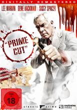 (Prime Cut - Die Professionals) Knallhart, eiskalt, kompromißlos. Nick Devlin (Lee Marvin), Geldeintreiber des gefürchteten Syndikats in Chicago und `Mary Ann` (Gene Hackman), Mädchen- und Drogenhändler in Kansas. Zwei tödliche Rivalen. Mafiabosse mit Nerven aus Stahl. Hinter `Mary Ann` eine bis zu den Zähnen bewaffnete Privatarmee - hinter Nick vier Profis bester Güteklasse. Sie schenken sich nichts. Wo Maschinenpistolen nicht treffen, muß ein Mähdrescher töten. Hauptsache der Gegner fährt sicher zur Hölle... Dieser gnadenlose Action-Thriller trägt seinen Namen zu Recht. Ein Film für Profis! Artikelbild