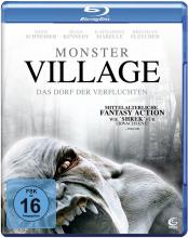 (Monster Village - Das Dorf der Verfluchten) Vier junge Leute durchstreifen den Wald, auf der Suche nach der seit vielen Jahren verschwundenen Stadt Ellensburg. Doch was sie im Wald finden, geht über ihre kühnsten Erwartungen hinaus: Sie werden von einer unheimlichen, mörderischen Bestie angegriffen, die Jagd auf Menschen macht. Zwei von ihnen, Mike und Jessica, schaffen es zu fliehen und sich in eine Ortschaft zu retten. Doch hier scheint auf mysteriöse Weise die Zeit stehen geblieben zu sein. Anstatt wie erhofft Hilfe zu erhalten, werden beide gefangen genommen. Denn die abgeschiedenen Einsiedler müssen dem Monster Menschenopfer bringen. Und in diesem Jahr sollen es die Fremden sein, die ihr Leben lassen. Können Mike und Jessica dem sicheren Tod entkommen? Artikelbild