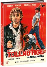 (Der Tollwütige L.E. (DVD/Blu-ray) (Cover B)) Der Wunsch nach Rache und Vergeltung ist für den Gefangenen Manny zum fanatischen Ziel geworden. Unaufhörlich hält er es sich in seiner Zelle vor Augen, und Tag für Tag schmiedet er neue, grausame Pläne. Mit 3 Komplitzen plant der den Ausbruch. Sie schaffen es und können flüchten. Damit ist für Manny der Zeipunkt gekommen, seine Wahnsinnsphantasien in die Tat umzusetzten. Er kann sich endlich an denjenigen rächen, die dafür verantwortlich sind, dass er ins Gefängniss kam..... Artikelbild