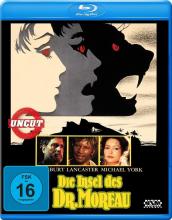 (Die Insel des Dr. Moreau) Der Schiffsingenieur Andrew Braddock (Michael York) wird nach einem Bootsunglück an den Strand einer paradiesischen Insel gespült. Doch so verlassen, wie die Insel wirkt, ist sie nicht. Schon bald lernt Braddock den verstörend-charismatischen Eigentümer der Insel, den Wissenschaftler Dr, Moreau (Burt Lancaster) kennen, der ihn bereitwillig aufnimmt und ihn auch seinem Mündel, der schönen Maria (Barbara Carrera), vorstellt. Schon bald gibt die Fauna der Insel mit ihren merkwürdig menschenähnlichen Tieren Braddock immer schauerlichere Rätsel auf und ehe er sich versieht ist er selbst Teil eines Experiments und schwebt in höchster Lebensgefahr ... Artikelbild