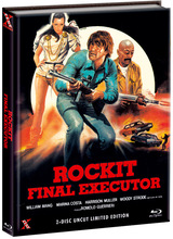 (Rockit - Final Executor L.E. (DVD/Blu-ray) (Cover B)) Nach einer globalen Apokalypse leben die Menschen teilweise unterirdisch und teilweise in einer verstrahlten, weitgehend verwüsteten Welt auf der Oberfläche. Es herrscht Krieg um die letzten verbliebenen Waffenlager und Ressourcen. Außerdem machen gnadenlose Gangs gezielt Jagd auf alles, was sich bewegt. Reiche, schwer bewaffnete Milizen führen einen grausamen Kampf zur eigenen Belustigung gegen die mittellosen Überlebenden, die sich nur mit Mühe durch den Tag retten können. Auch Alan Tanner gerät in die Fänge dieser blutrünstigen Bande. Nur knapp kommt er mit dem Leben davon und beschließt, mit einiger Unterstützung, sich an den Gangstern zu rächen. Artikelbild