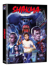 (Shakma L.E. (DVD/Blu-ray) (Cover A)) In einem medizinischen Laborkomplex führt Dr. Sorenson (Malcolm McDowell) Experimente an verschiedensten Tieren mit experimentellen Subtanzen durch. Diese sollen die Agressionen der Tiere steigern. Doch die meisten Versuche sind Fehlschläge, so auch der letzte an einem Pavian. Doch in diesem Fall handelt es sich um ein Lieblingstier seines Assistenten Sam (Christopher Atkins), so daß dieser das Tier nicht sofort danach einschläfert, sondern dies erst am nächsten Tag nachholen will. Niemand kann aber ahnen, daß das Experiment doch verhängnisvolle Wirkung hat, denn das gewichtige Tier verwandelt sich in der Folge in einen kaum aufzuhaltenen Killer. Und da Sorenson mit seinen jungen Assistenten und deren Freunden bei Nacht in dem abgeschlossenen Komplex ein Live-Action-Rollenspiel namens `Nemesis` spielt, hat der Affe bald so einige Angriffsziele. Artikelbild