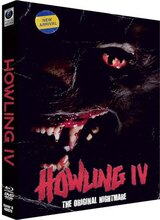 (Howling IV - The Original Nightmare L.E. (DVD/Blu-ray) (Cover D)) Die Bestseller-Autorin Marie leidet unter Stress und unter merkwürdigen Visionen. Aus diesem Grund macht sie mit ihrem Mann Urlaub in einem kleinen Landhaus. Doch auch hier wird sie von den Erscheinungen einer gespenstischen Nonne und nächtlichem Wolfsgeheul gepeinigt.
Marie trifft auf Jennifer, eine ehemalige Nonne. Diese erzählt ihr von einer Werwolf Legende, die sich um das kleine Dorf in der Nähe rankt. Kurze Zeit später wird Marie Zeuge, wie sich ihr Mann bei Vollmond in einen Werwolf verwandelt, nachdem er von einer Dorfschönheit gebissen wurde. Die anderen Bewohner des Dorfes verwandeln sich ebenfalls in Werwölfe .... in die Enge getrieben locken Marie und Jennifer das blutrünstige Rudel in eine Kapelle und legen Feuer. Gibt es für die beiden ein Entkommen? Artikelbild