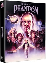 (Phantasm - Das Böse 1 L.E.(DVD/Blu-ray) Wattiert) Auf einem Friedhof beobachtet Mike nach einer Beerdigung, wie ein Bestatter, der angsteinflößende Artikelbild