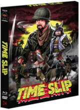 (Time Slip L.E. (DVD/Blu-ray)) Auf dem Weg ins Manöver wird eine Armee-Einheit, ausgerüstet mit den modernsten Waffen, durch einen kosmischen Magnetstrom 400 Jahre in die Vergangenheit versetzt, doch Leutnant Iba und seine Männer merken vorerst nichts davon. Erst als sie von Samurai-Kriegern angegriffen werden, wird ihnen klar, in welcher Lage sie sich befinden. Kagetora Nagao, der Führer der Samurai, schließt bald Freundschaft mit Leutnant Iba, der ihm bereitwillig alle modernen Waffen erklärt. Kurz danach wird Ibas Truppe von den Kriegern eines anderen Fürsten angegriffen. Diesmal startet der Leutnant einen konzentrierten Gegenangriff und der Feind wird vernichtet. Kagetora überredet den Leutnant, mit ihm gegen die anderen Fürsten zu kämpfen, um nach ihrem Sieg das geteilte Reich zu einen und gemeinsam zu beherrschen. In einer gigantischen Schlacht besiegen die Soldaten des 20. Jahrhunderts ein vieltausendköpfiges Samuraiheer und Leutnant Iba tötet im Zweikampf den Heerführer, Fürst Shingen. Der Klan Kagetoras beschließt unterdessen, dass Kagetora allein herrschen soll. Er selbst soll mit seiner Elitetruppe zum Tempel gehen, in dem Iba Zuflucht gefunden hat und ihn und seine Soldaten töten. Iba stellt sich wie ein Samurai mit dem Schwert zum Kampf. Artikelbild