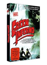 (Green Inferno) Green Inferno - Scanavo Edition - UNCUT
Ein Biologe, ein Pilot, eine Reporterin und ein Abenteurer machen sich auf die Suche nach dem im Dschungel des Amazonas verschollenen Professor Korenz, der auf der Suche nach dem als ausgestorben geltenden Stamm der Imas war. Die Gruppe erkennt vor Ort schnell, dass die Menschen der westlichen Welt nur an der Ausbeutung des Gebietes interessiert sind. Je tiefer sie in den Dschungel vordringen, desto schlimmer wird es: Tierfänger, Goldgräber, Menschen- und Organhändler nutzen die Eingeborenen auf grauenhafte und brutale Weise aus. (Italien 1988)
FSK UNGEPRÜFT (Keine Vermietung und Verkauf an Kinder und Jugendliche) | Bild: 1.66:1 (1080p) | ca. 90 Minuten | Ton: Deutsch DTS-HD MA 2.0, Italienisch DTS-HD MA 2.0 | Extras: Trailer, alt. Credits, Audiokommentar, Werbematerial, Wendecover Artikelbild